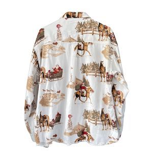 Bit and Bridal mens large Button Up